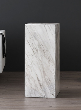 简约现代大理石底座基座大型落地雕塑摆台展示客厅酒店摆件装饰品
