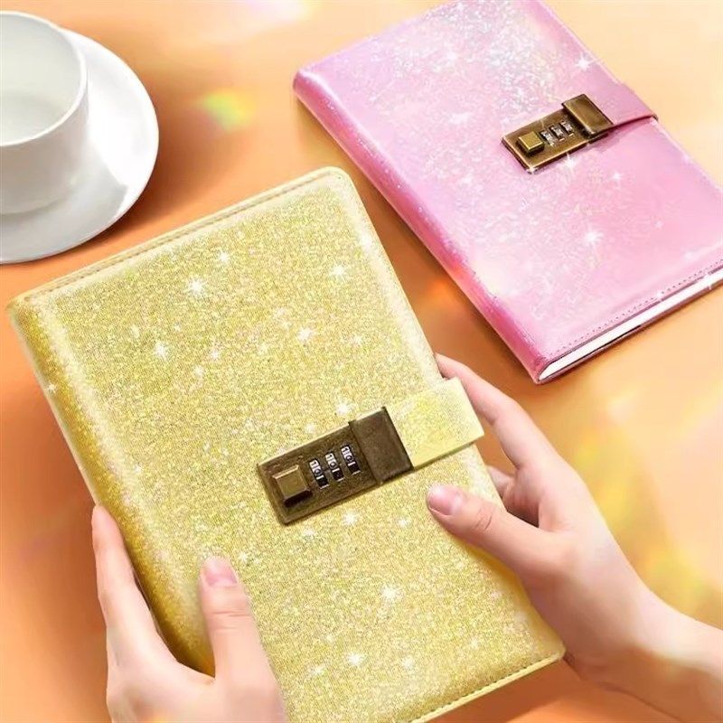 日记本高颜值小众笔记本本子高级感密码本成人学生带锁记事本精致,淘宝优惠券,粉丝福利购,淘宝优惠卷