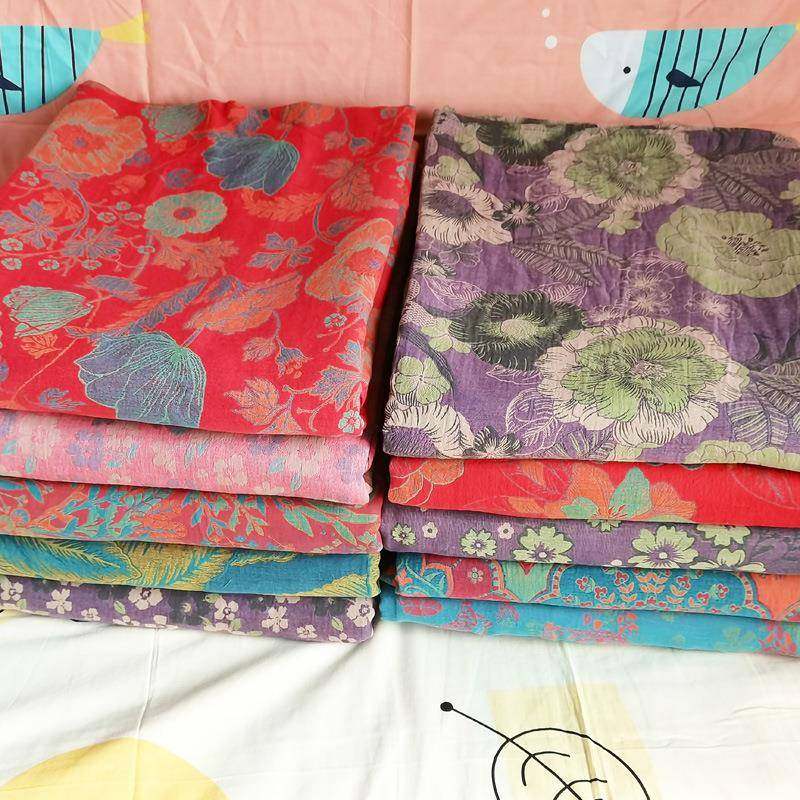 新款纯棉双层纱床单单a111b面花复古色织提风全棉件A类床单一件,淘宝优惠券,粉丝福利购,淘宝优惠卷