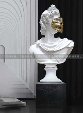 新款直销古希腊人像雕塑样板间客厅玄关摆件电视柜软装维纳斯雕塑