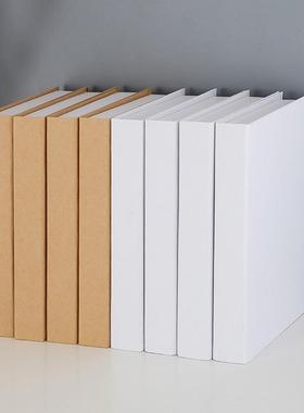 纯色假书装饰品摆件样板房客厅展厅摆设拍照道具模型黑白灰兰黄色