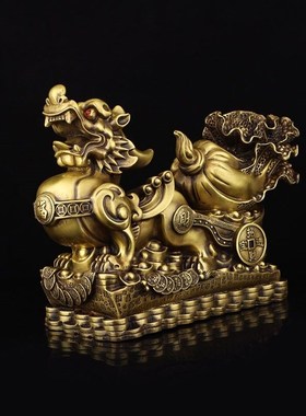 纯铜貔貅摆件招财貔恘拉百财皮丘白菜客厅办公室装饰店.铺开业礼