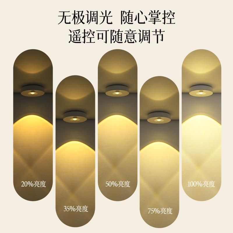 led充电射灯无线遥控氛围光影灯磁吸手办灯酒柜展示柜格子感应灯,淘宝优惠券,粉丝福利购,淘宝优惠卷