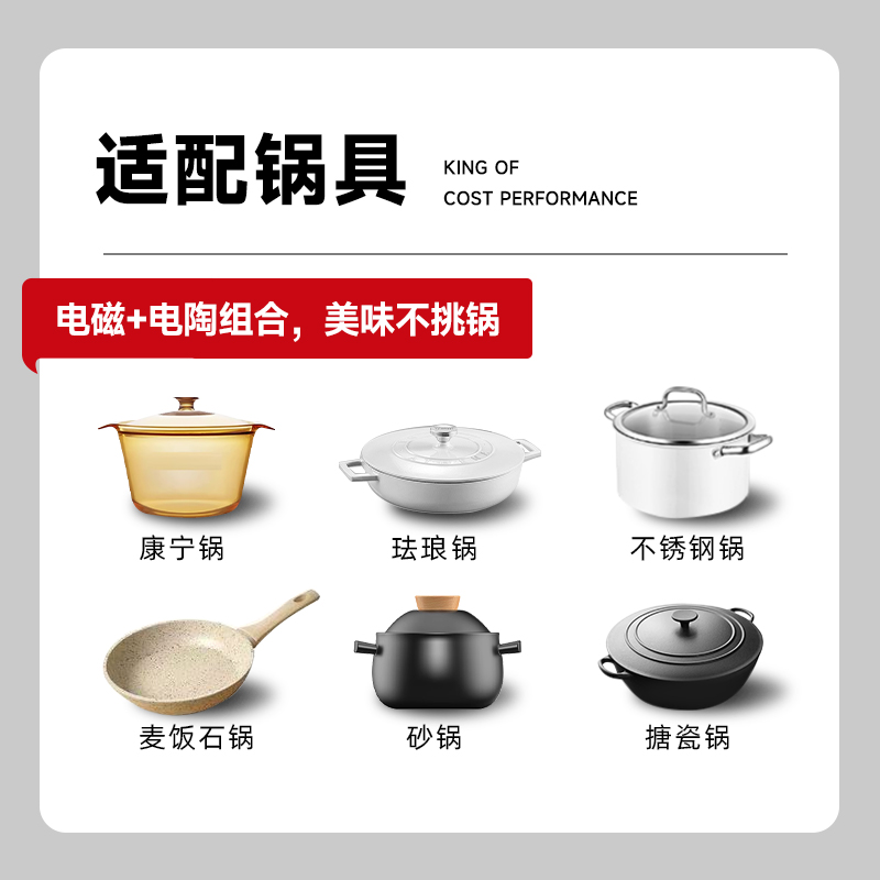 Shangpengtang pure copper coil double stove