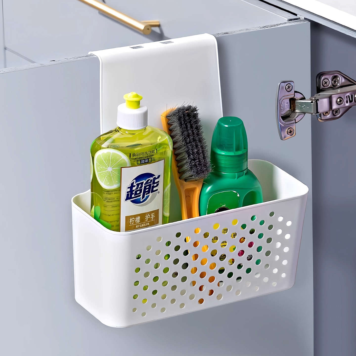壁挂收纳盒厨房柜门内侧置物架挂钩保鲜膜橱柜门挂篮后神器收纳架,淘宝优惠券,粉丝福利购,淘宝优惠卷