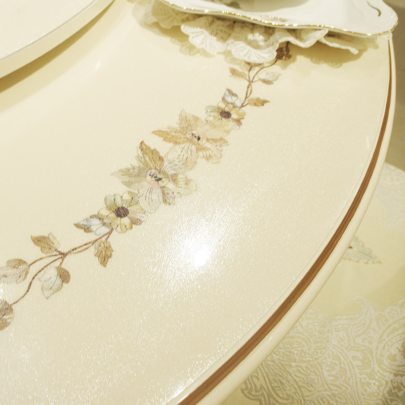 中田水晶板 PVC软玻璃桌布  圆形餐桌垫 防水防烫厚透明塑料桌布,淘宝优惠券,粉丝福利购,淘宝优惠卷