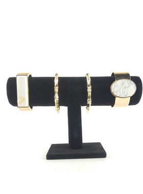 样板房衣帽间展示架绒面手镯手链手表架饰品展示架衣柜陈设饰品