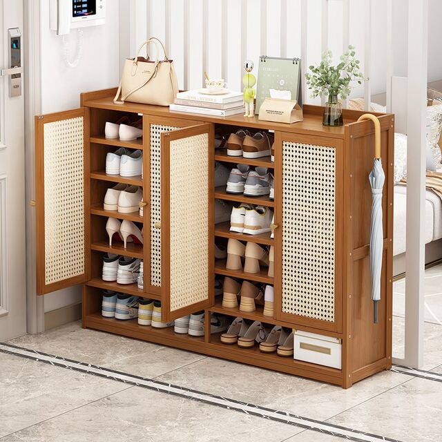 Shoe cabinet household entrance entrance cabinet integrated multi-layer large-capacity shoe storage artifact with door dustproof shoe rack