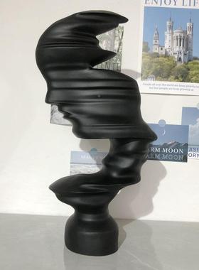 简NA286约样板间艺抽品家饰品人物摆件雕塑象工艺术卧室客厅居电