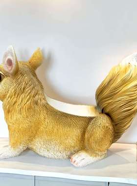 新院款松鼠纳摆件树脂工艺品居家客厅庭摆件收花园装饰松鼠桌面收