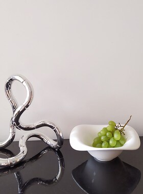 法式高颜值波浪碗家用沙t拉碗大号个性面碗陶瓷餐具水果甜品汤碗