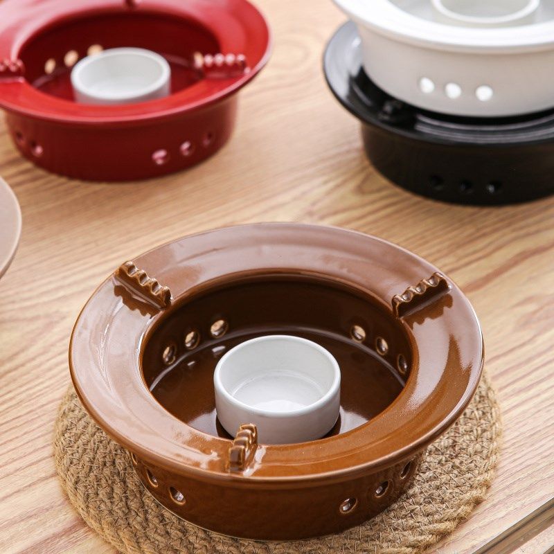 陶瓷酒精炉底座餐厅商用加热炉固体酒精燃油罐蜡烛炉耐高温干锅底,淘宝优惠券,粉丝福利购,淘宝优惠卷