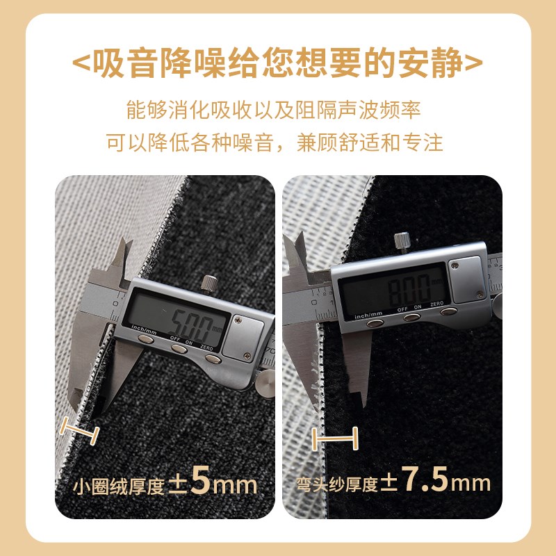 办公室地毯商用大面积满铺整卷加厚隔音耐磨会议室酒店水泥地直接 - 图1