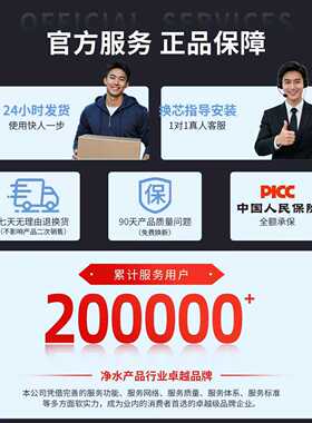 漫斯浦适用美的净水器PCB滤芯星河1000GPro/MRC1975B/极光1200G