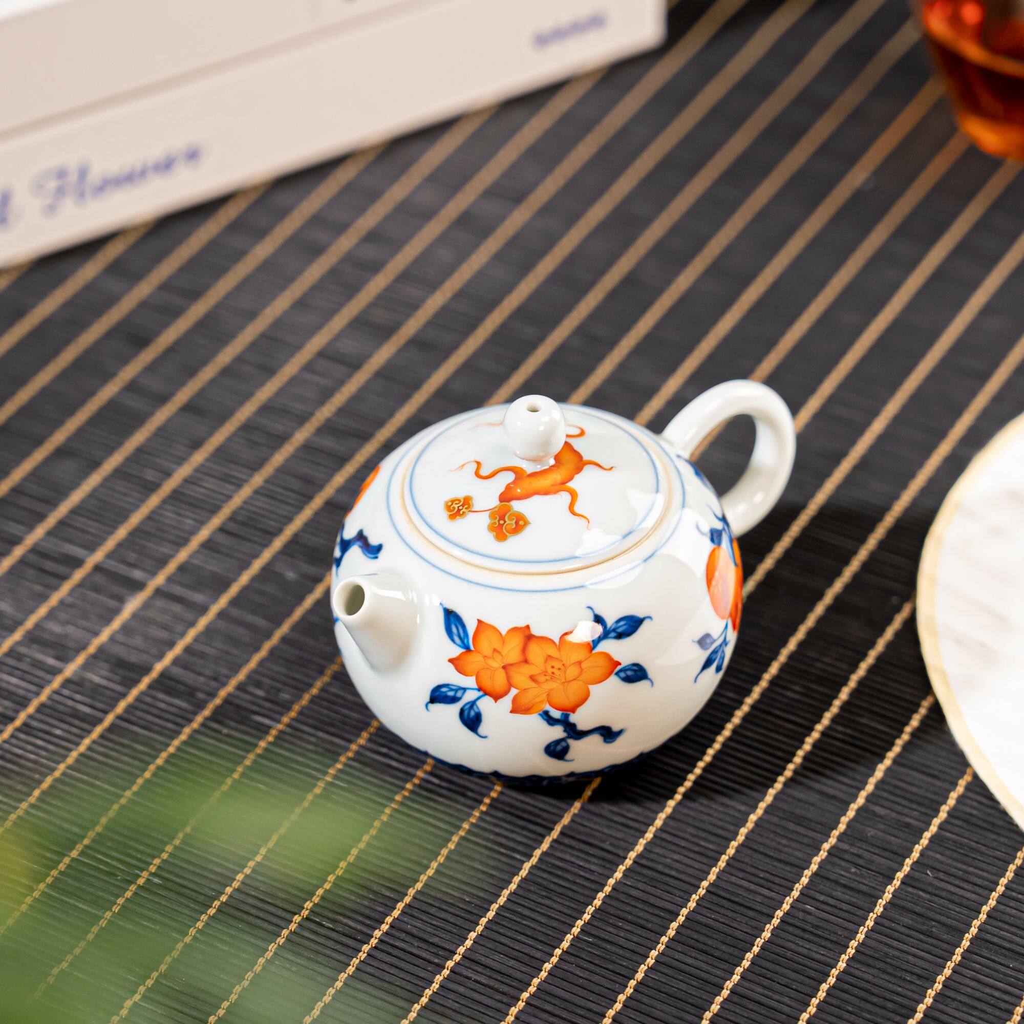 Tuan Kiln丨Compendium of Materia Medica Jingdezhen Ceramic Tea Set Series Master Cup Lid Bowl Pot Bearing Customized Tea Set