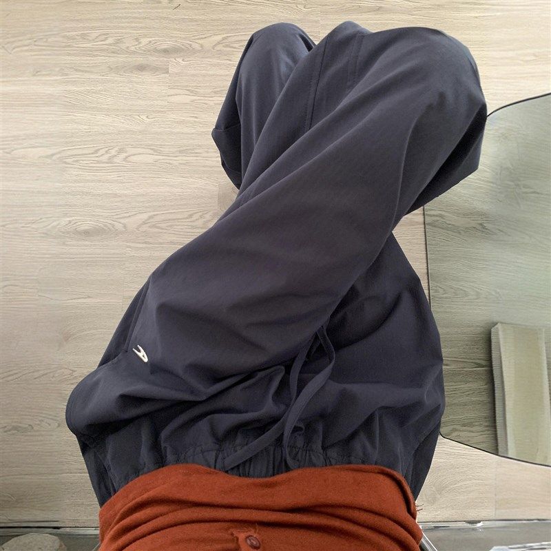 胖mm大码女装速干阔腿工装裤女夏季薄款裤子美式慵懒松弛感运动裤,淘宝优惠券,粉丝福利购,淘宝优惠卷