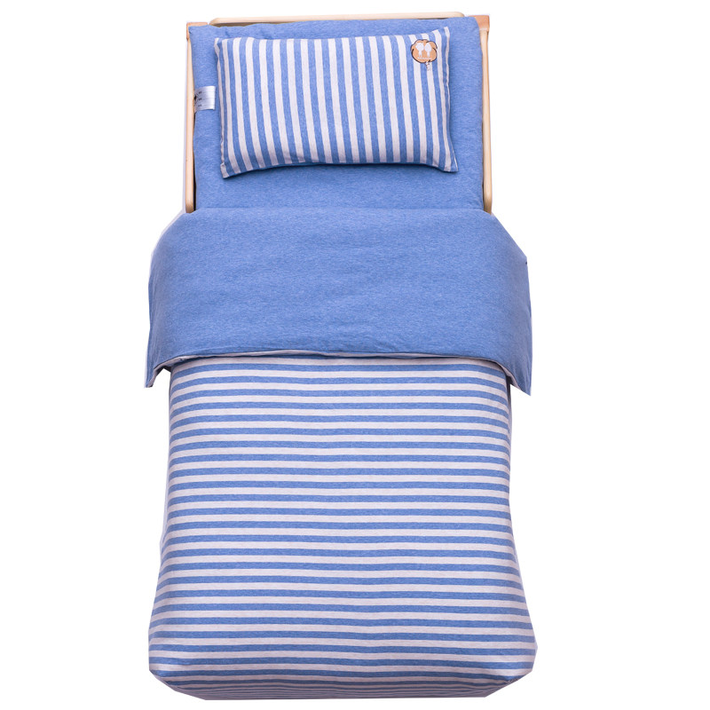 天竺棉幼儿园被子床褥三件套含芯六件套婴童宝宝床品套件可定做,淘宝优惠券,粉丝福利购,淘宝优惠卷