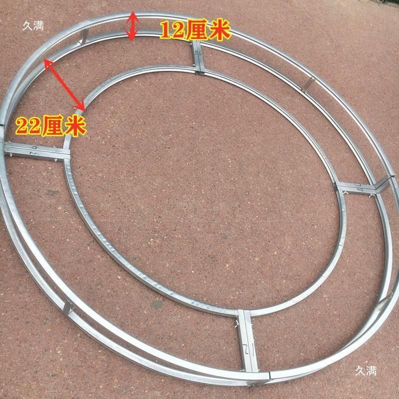 新款婚庆道具舞台背景铁艺吊顶圆环线帘中式婚礼装饰圆形吊环花环,淘宝优惠券,粉丝福利购,淘宝优惠卷