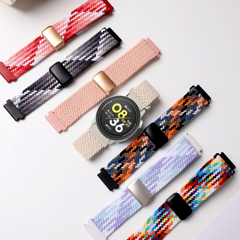 适用于COROS高驰PACE3手表表带pace2编织APEX2 PRO磁吸扣apex尼龙回环腕带xpro智能替换带男女时尚新款配件 - 图0