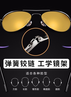 CAPONIf变色偏光夜视眼镜男士开车专用夜间司机驾驶镜防眩光远光