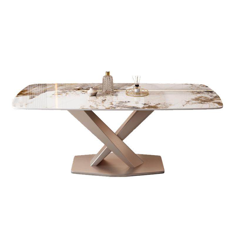 岩板餐桌椅组合意式轻奢现代简约家用小户型长方形西餐桌吃饭桌子,淘宝优惠券,粉丝福利购,淘宝优惠卷