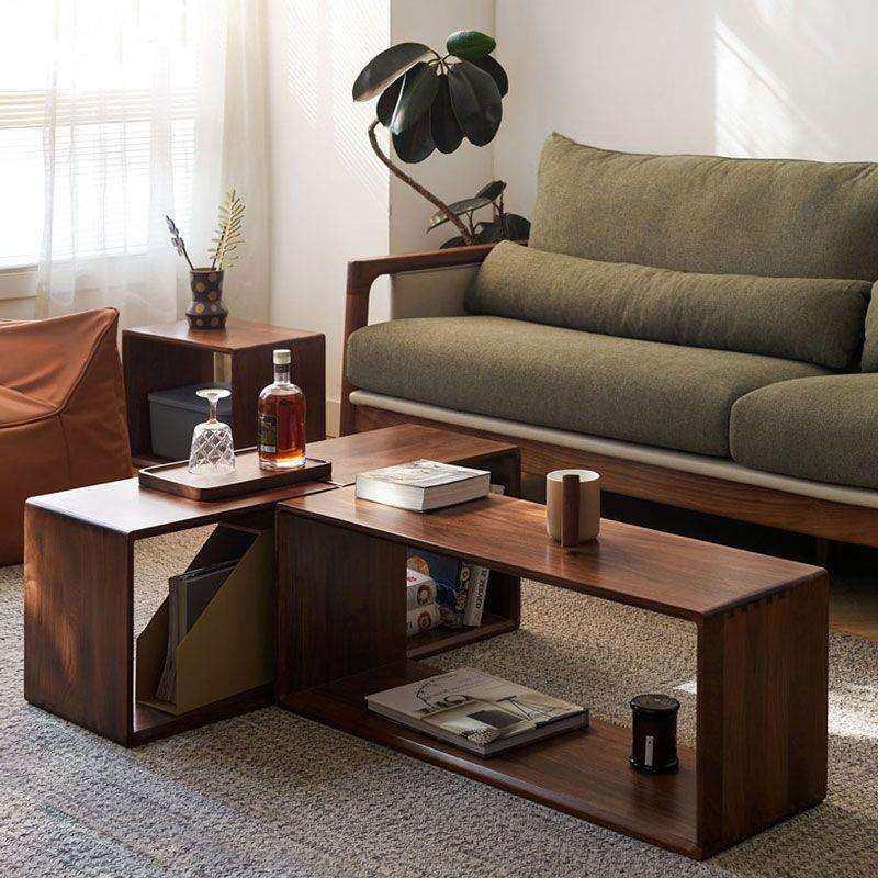 实木格子自由组合书柜书架客厅隔断置物架书桌矮柜落地储物柜方柜,淘宝优惠券,粉丝福利购,淘宝优惠卷