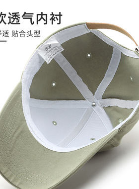 棒球帽大头围硬顶加大加宽秋秋时尚棒球帽硬顶深顶显脸小棒球帽