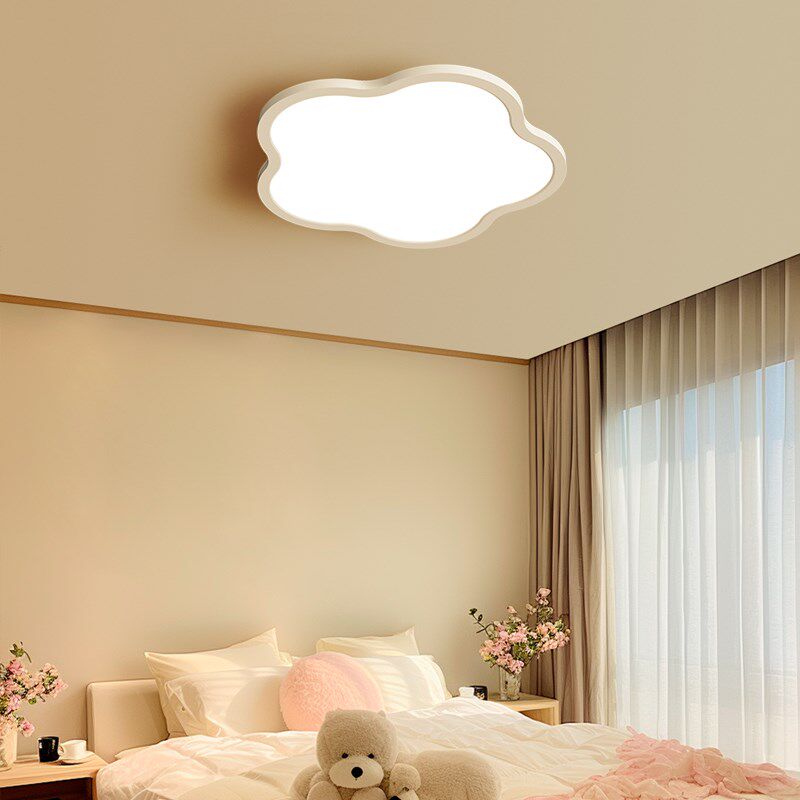 卧室灯吸顶灯全光谱中山灯具超薄花朵儿童房书房间学习专用护眼灯,淘宝优惠券,粉丝福利购,淘宝优惠卷