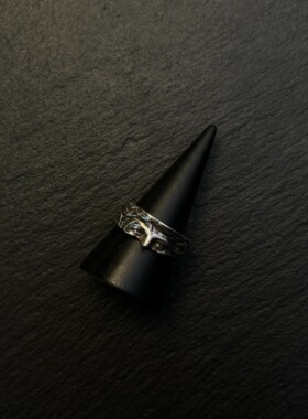 AvoStudio 复古戒指-003 Pilgrim's朝圣失翼戒男女复古可调节戒指