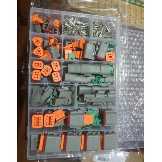 366件汽车防水电线连接器插头套件DT04-2P3P4P6P8P12P - 图0