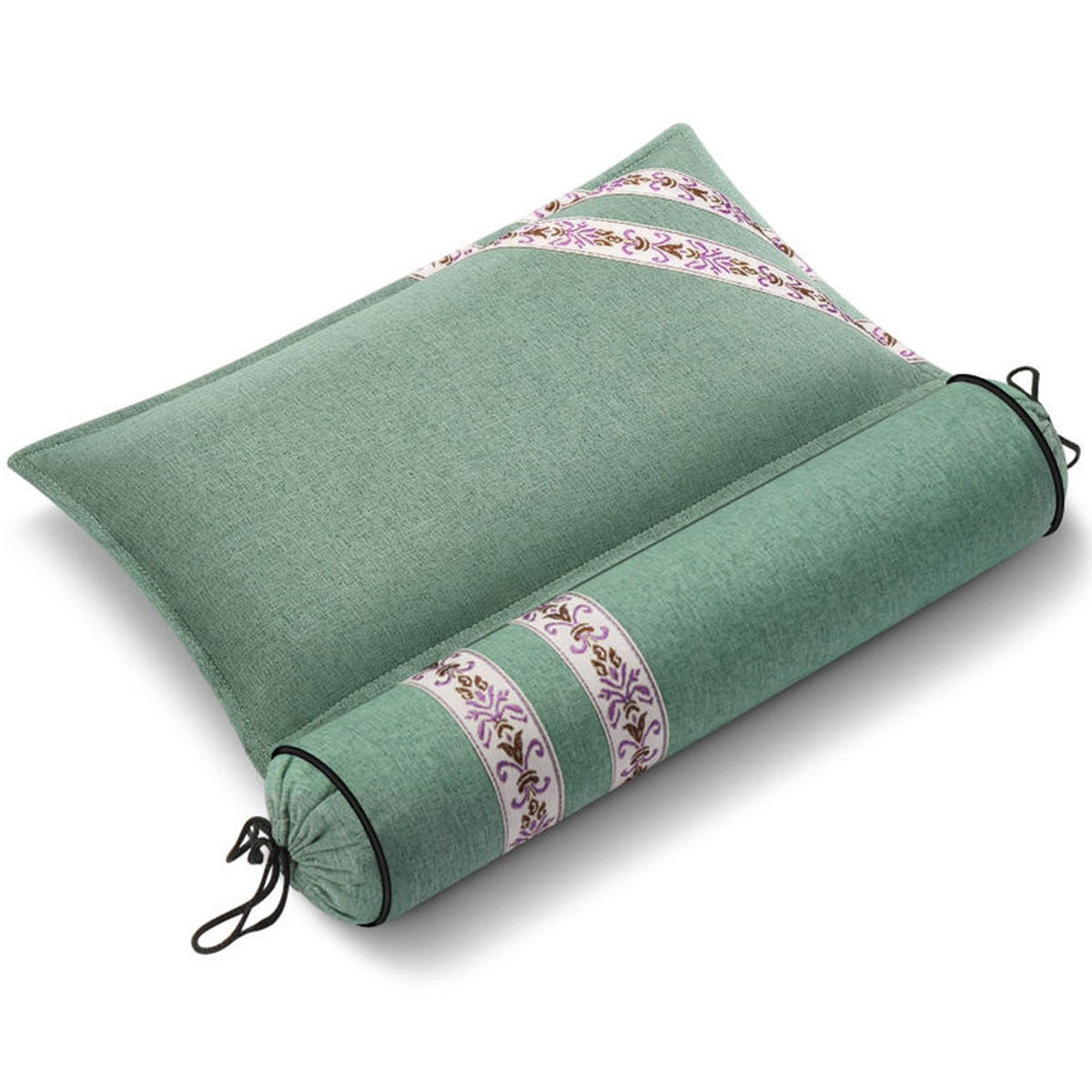 枕头护颈椎助睡眠睡觉专用决明子艾草壳劲椎成人圆柱硬枕牵引,淘宝优惠券,粉丝福利购,淘宝优惠卷