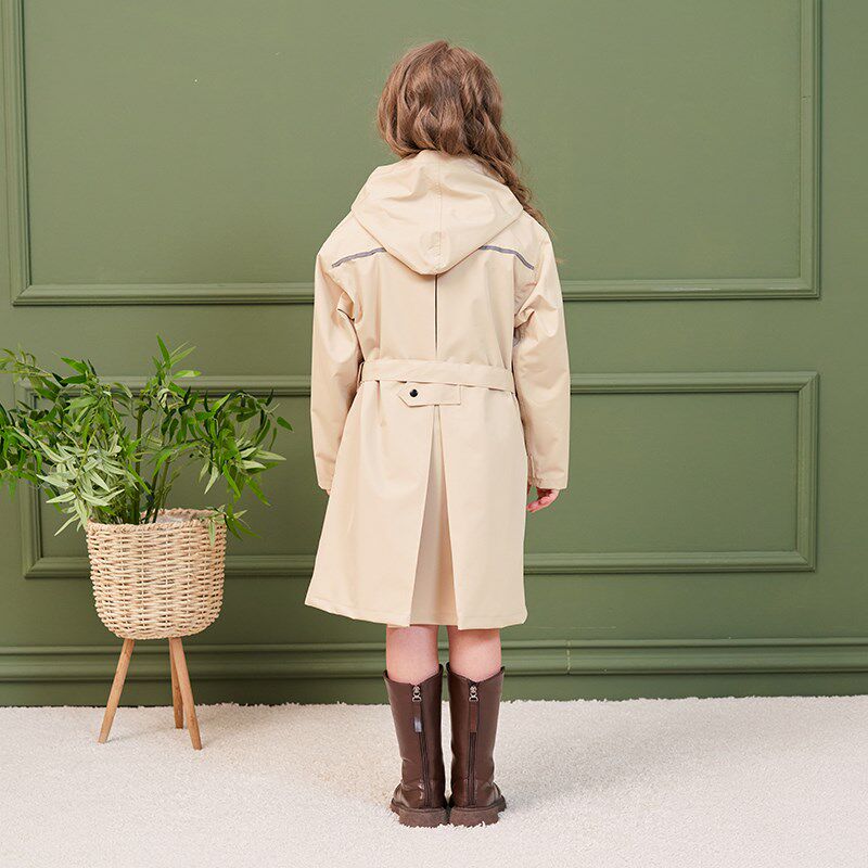 儿童雨衣风衣款上学时尚薄款儿童雨衣防水全身男女小童小学生雨披,淘宝优惠券,粉丝福利购,淘宝优惠卷