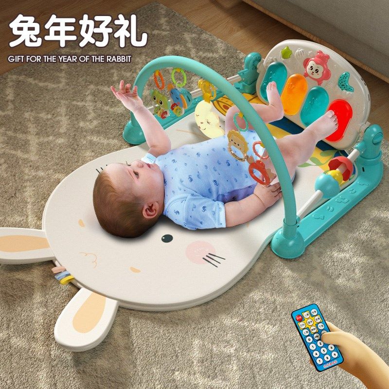 脚踏钢琴婴儿躺着玩的玩具0一1岁健身架器宝宝蹬脚踩踢琴到3个月6,淘宝优惠券,粉丝福利购,淘宝优惠卷