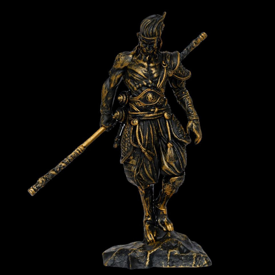 黑神话悟空手办地狱火斗战胜佛工艺品摆饰齐天大圣仿铜暗黑模型