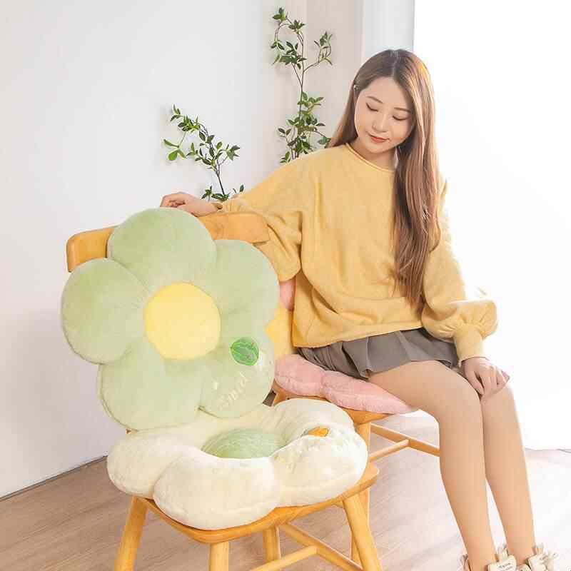 Flower cushions, bay window cushions, office cushions, light luxury cushions, chair cushions, tatami mats, balcony four-season floor cushions, butt cushions