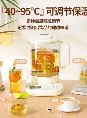 亿可熊养生壶家用多功能烧水煮茶器泡茶煮茶壶办公室小型2024新款