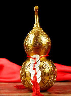 速发八卦纯铜葫大五钱挂件葫财纯铜一体招芦家居摆件芦号小号