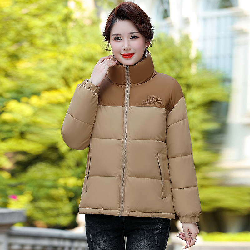 中年妈妈装立领加厚棉服女2025冬季新款时尚大码保暖羽绒棉袄外套,淘宝优惠券,粉丝福利购,淘宝优惠卷