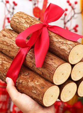 速发红迁之喜木财祈福装饰品摆件乔红火火搬新家客仪摆放入宅厅式