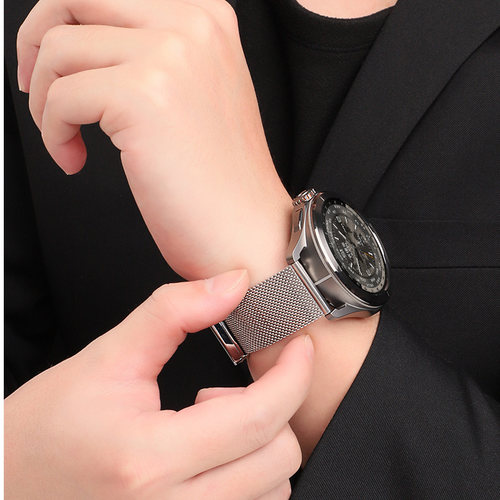 适用于小米手表金属磁吸扣表带S4sport/S3/S2/color2/watch2pro米兰尼斯腕带智能运动watch S4金属卡扣配件 - 图2