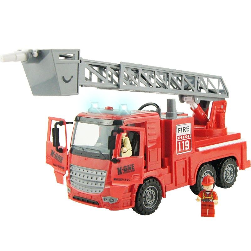 大号儿童消防车玩具可喷水升降云梯洒水救火男孩119消防员山姆,淘宝优惠券,粉丝福利购,淘宝优惠卷
