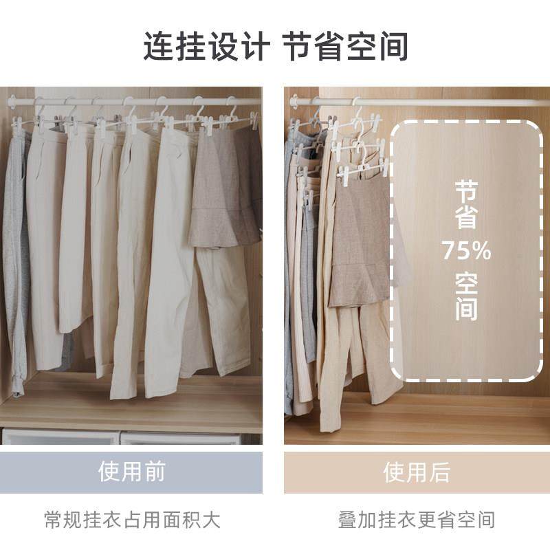 爱丽思无痕多功能裤架家用衣柜内置夹子裙架晾晒防滑挂架衣架裤挂,淘宝优惠券,粉丝福利购,淘宝优惠卷