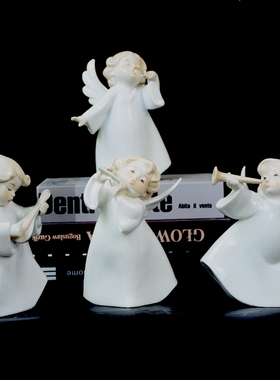 可爱娃娃摆件家居摆设隔断高温陶瓷书桌少女房间装饰送闺蜜礼物