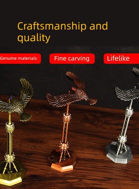 平衡鹰重c力鸟装饰品高端小众客厅桌面学习吧装饰80后怀旧玩具