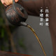 Yunnan Jianshui purple pottery teapot full large capacity handmade Han tile household high-end non-purple sand kung fu tool set stone ladle