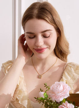 大英博物馆爱之永恒磁吸可开合项链两戴款首饰送女生生日礼物