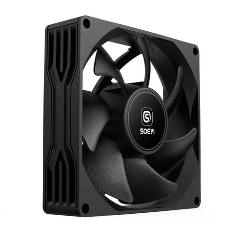 硕一 9025 白色散热器9cm机箱风扇cpu 温控PWM静音ARGB神光同步 - 图0