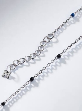 Mateo 男款2件套纯银珐琅手链 迷衣时尚