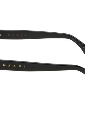 Marni 男士黑色 Etezea 太阳镜 迷衣时尚