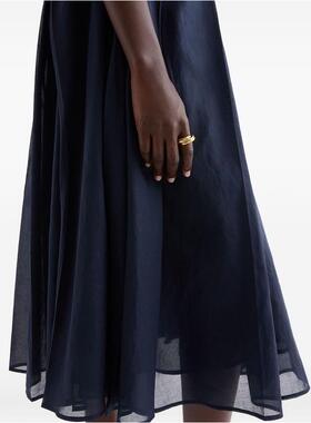 Jil Sander 吉尔·桑达 女士 SS26 戒指 BIJOUX 镀金多股式雕刻